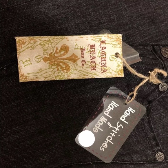 Laguna Beach Black womens jeans size 24 - Picture 8 of 8